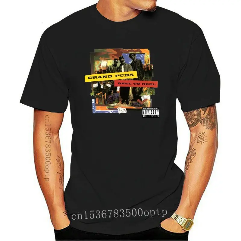 

Футболка унисекс, Grand Puba Reel to Reel, женская рубашка, Топ