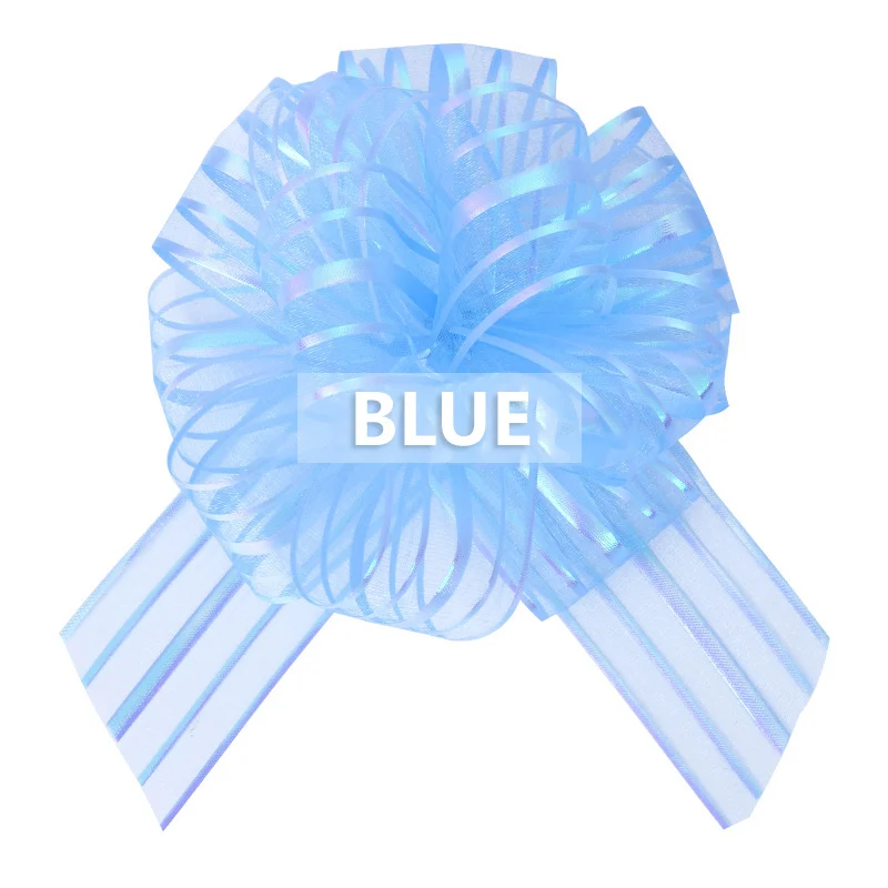 5 шт./лот ленты из органзы с большим бантом для рукоделия свадебные украшения