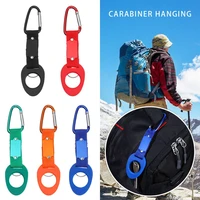 accessories camping hiking tool aluminum rubber buckles hook sports kettle buckle outdoor carabiner water bottle holder