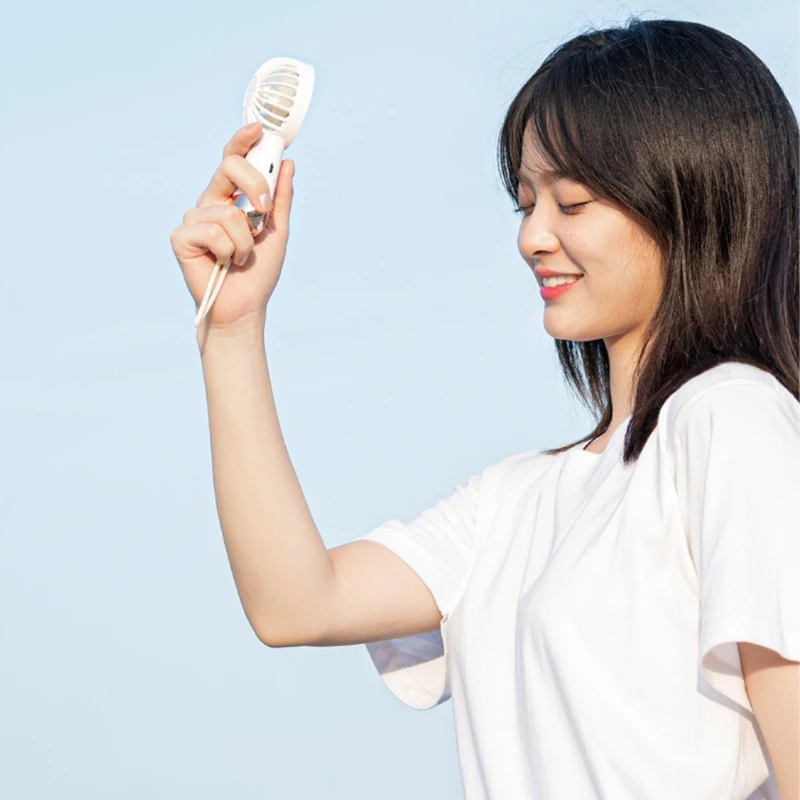 

Portable Mini Fan Powerful Small Personal Cooling Tool USB Rechargeable Handheld