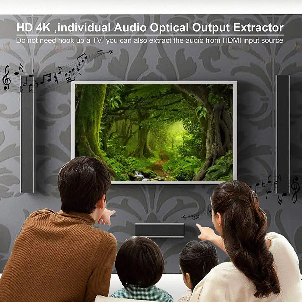 4x2 HDMI для Многофункционального Переключателя 4K @ 60 Гц 2 0 Интеллектуальный 4 в