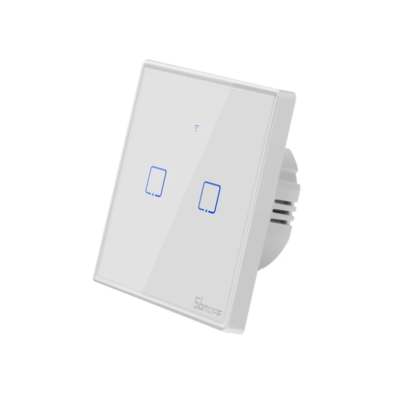 Смарт-переключатель SONOFF WiFi с 2 сетями разделен на T2 и совместим Alexa Google Home