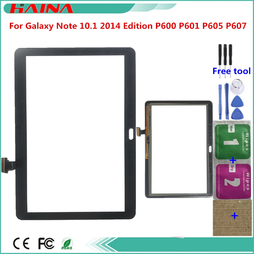 

10,1 дюймов Новый сенсорный экран для Samsung Galaxy Note 10,1 P600 P601 сенсорный экран дигитайзер панель сенсор с инструментами