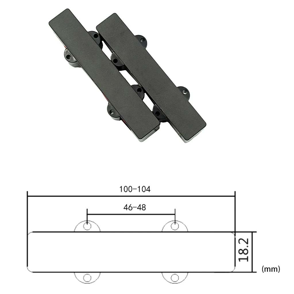 2 шт. герметичный захват хамбакера для электрической бас гитары с
