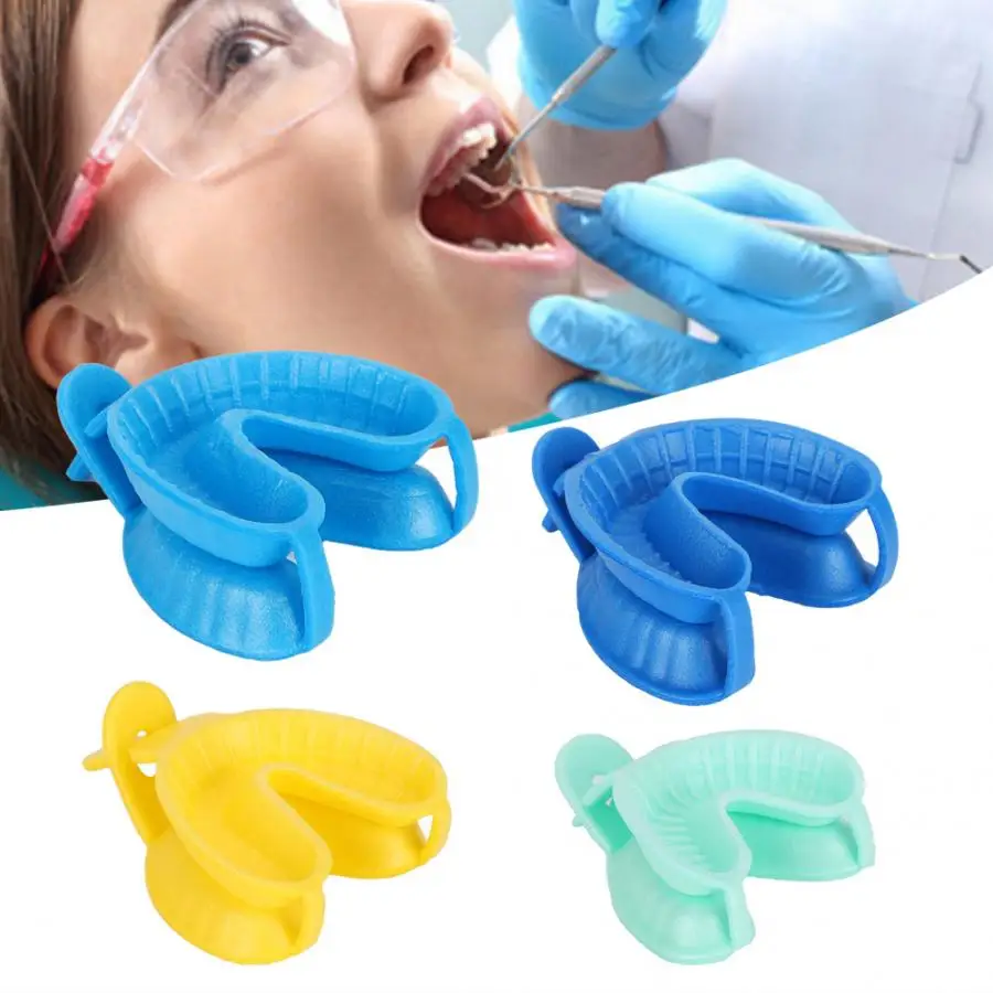 

Dentistry Equipment 50Pcs/Set Disposable Fluoride Tray Dual Arch Trays Dental Accessory Tools Teeth Whitening Dentist Supplies