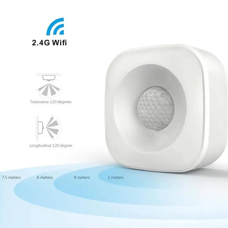 Wifi PIR датчик движения беспроводной пассивный инфракрасный детектор домашняя система безопасности охранная сигнализация датчик Tuya APP управление Умный дом