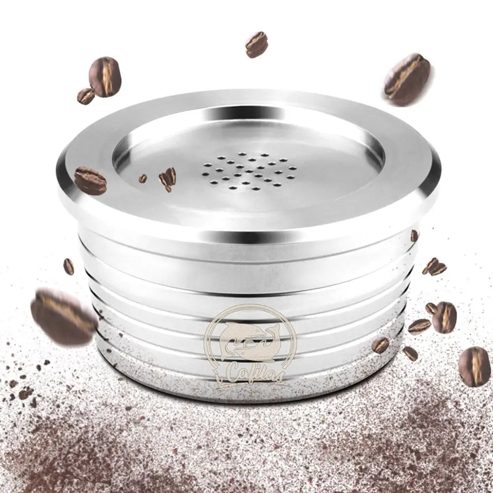 

Reusable Stainless Steel Espresso Coffee Capsule Filter Compatible for Delta Q 2020