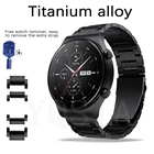 Ремешок из титанового сплава для смарт-часов Huawei Watch GT 2 pro, браслет для Samsung Galaxy Watch 3 45 мм46 мм, аксессуары для часов, 22 мм