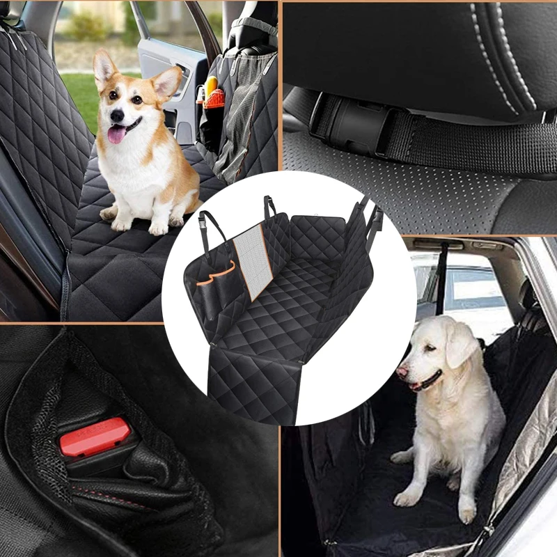 売る 犬用カーシートカバー,スクラッチ耐性,防水,カーシートプロテクター,子犬用カーハンモック,安全性,耐久性のある犬のキャリア