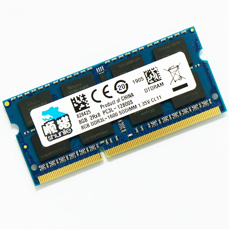 Hynix IC DDR3 8GB 4GB 1600MHz 1333MHz ноутбук 1,35 V карта оперативной памяти Ram