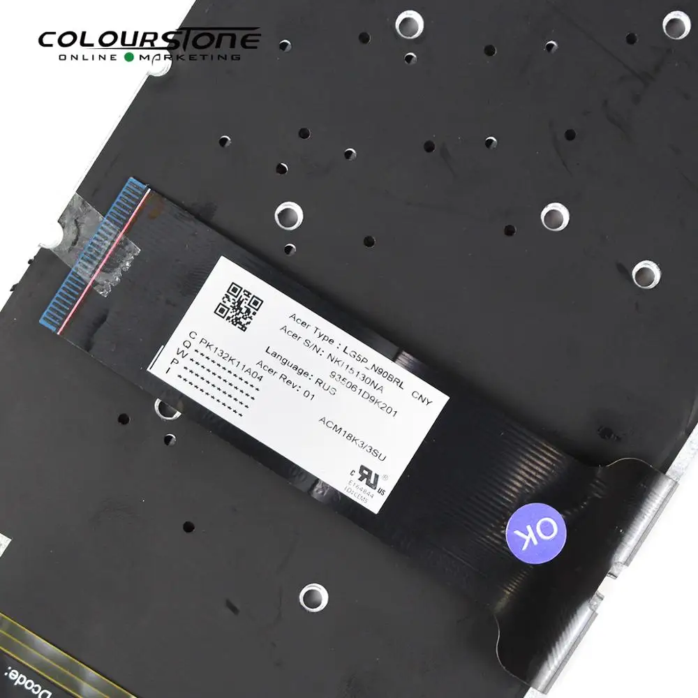 Клавиатура с подсветкой для ноутбука Acer AN515-54 RU без подсветки рамки | Компьютеры и