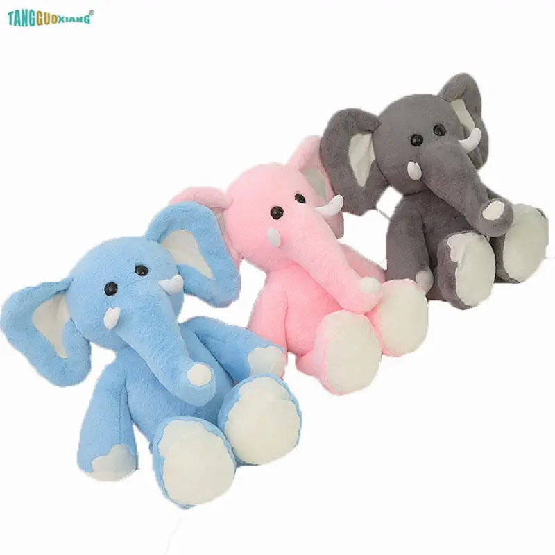 75 см милые большие уши слон плюшевые игрушки мягкие набивные куклы Животные