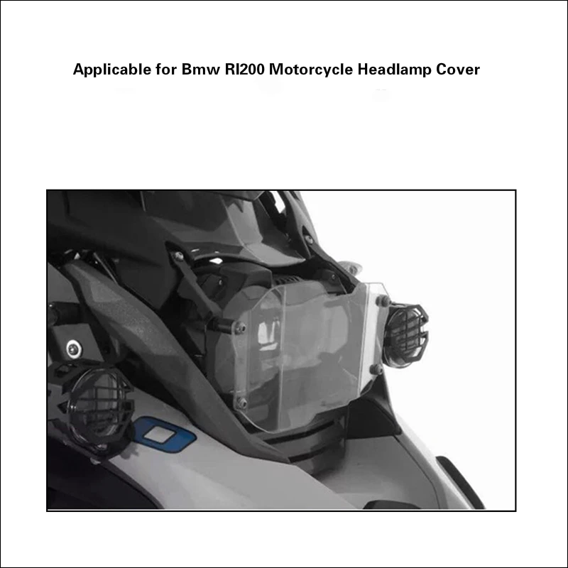 

1 Pc Stainless Steeless Motorcycle Headlight Transparent Protector Cover For BMW R1200GS R1200 GS Adventure 2013-2018 Lens-Cover