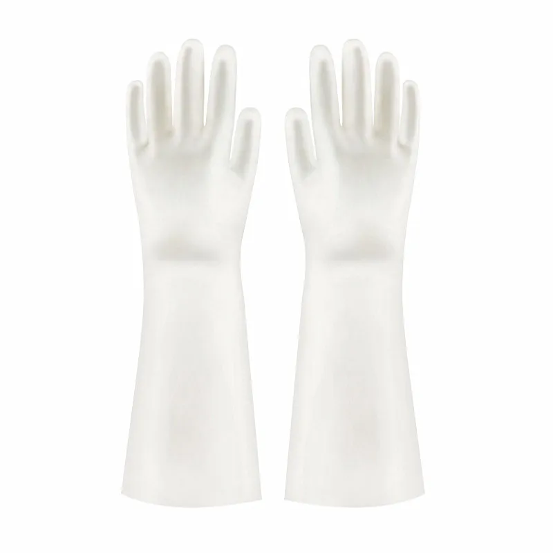 

Толстые прочные домашние кухонные перчатки для мытья посуды для домашней уборки нитриловые перчатки резиновые водонепроницаемые домашние...