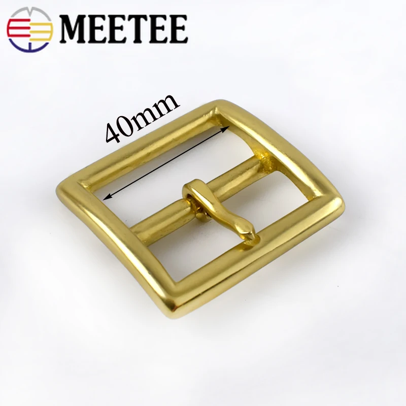 1 шт. 40 мм пряжки ремня для Для мужчин твердой латуни металлическая пряжка пояса
