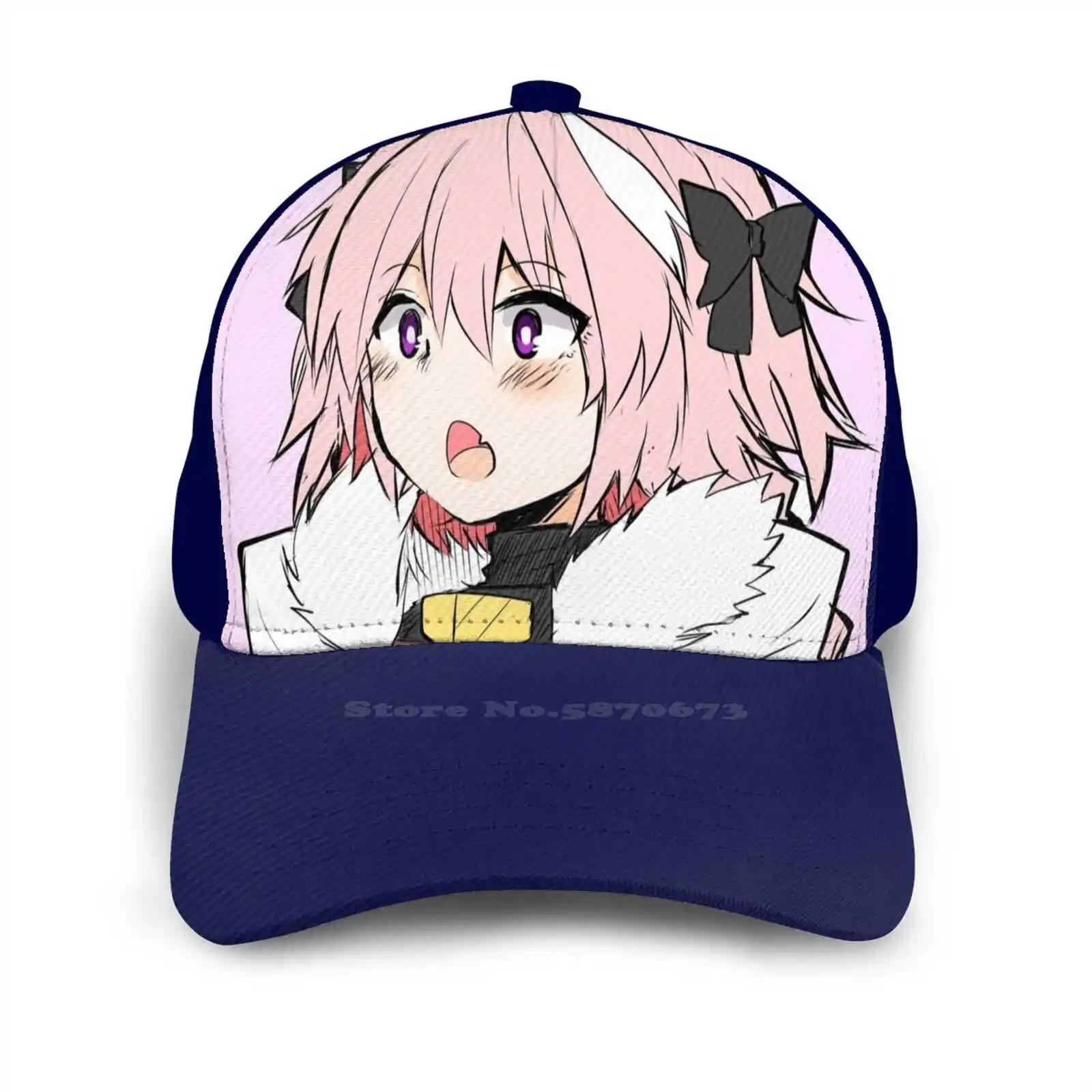 Бейсболка Astolfo для занятий спортом на открытом воздухе Кепка Fate Apocrypha аниме