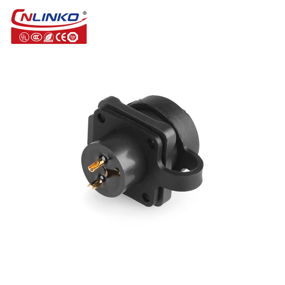 Cnlinko 18AWG 5A 250V 2 Pin M12 вилка электрический провод водонепроницаемый IP67 разъем