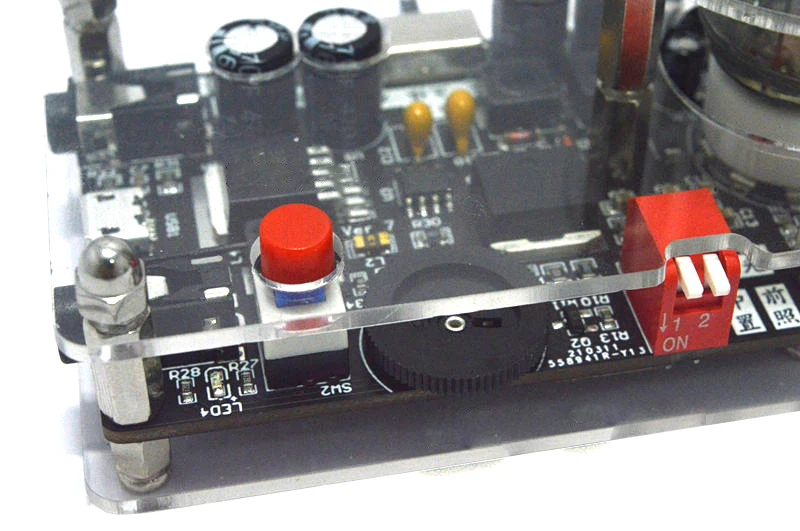 6E2 Трубка аудио VU meter cat eye трубка драйвер плата индикатор уровня USB 5 в источник