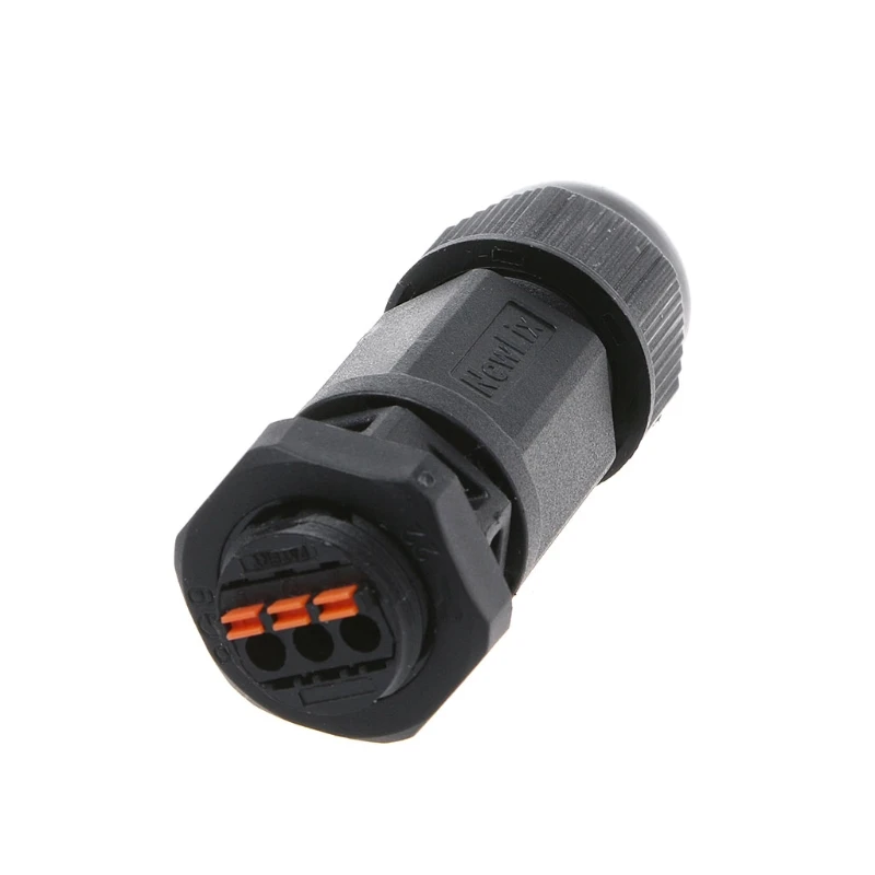 Водонепроницаемый Электрический винтовой соединитель штепсельная вилка провод