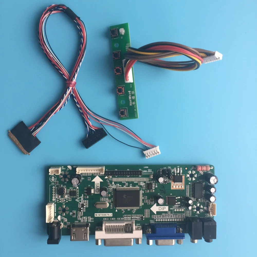 

kit for HV121WX6 12.1" 1280*800 60HZ 68676 screen 40pins Controller board HDMI-compatible DVI LCD VGA LVDS LED WLED