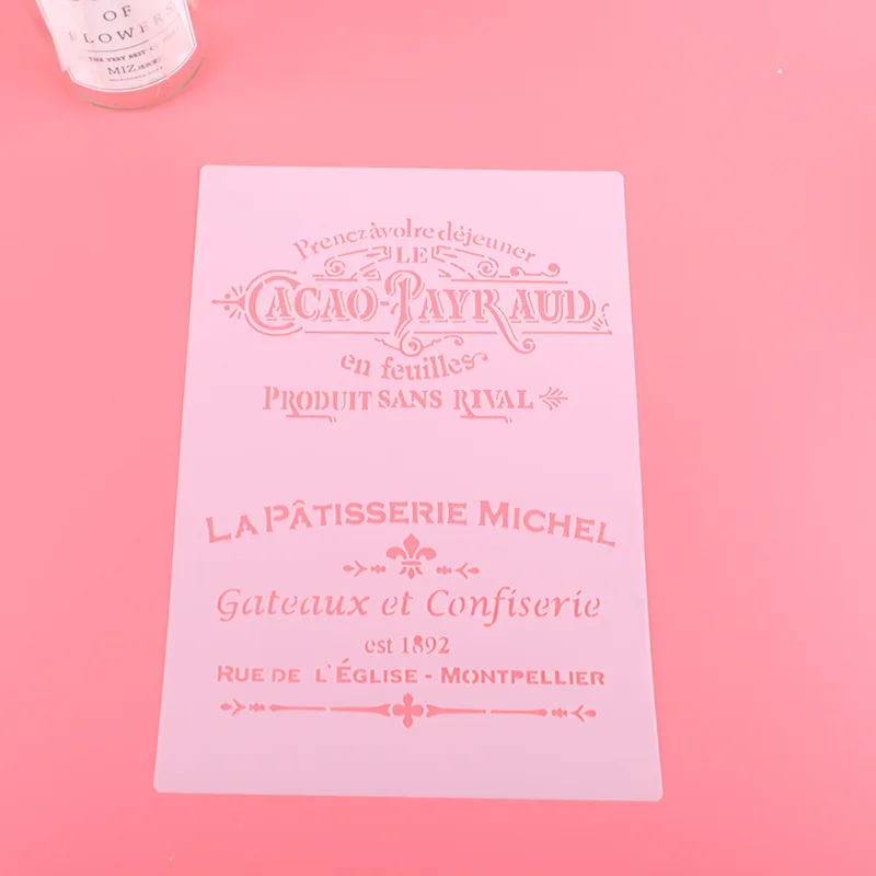 А4 полый шаблон для рисования детский ученическая ручная учетная запись