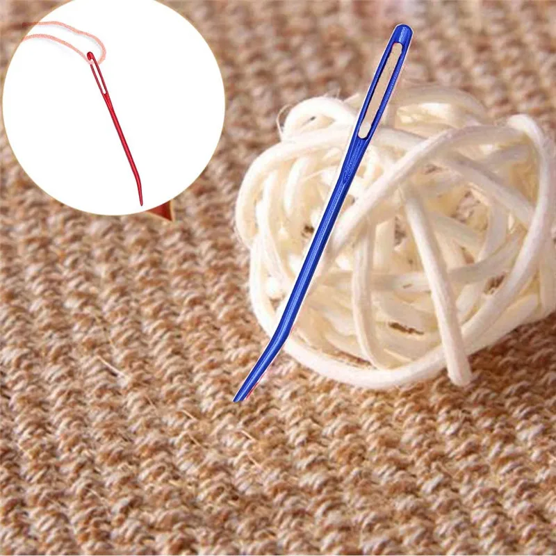 

LMDZ 8Pcs Large Eye Yarn Weaving Needle Kits Tapestry Darning Needles with Storage Box for Knitting Crochet Hooks Needles Tools