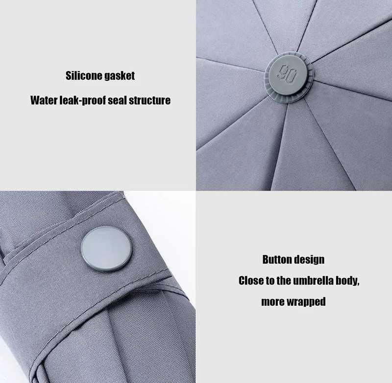 Xiaomi Umbrella 90fun ветрозащитный водонепроницаемый солнцезащитный Сверхлегкий складной зонт для мужчин и женщин унисекс портативный мини-зонт