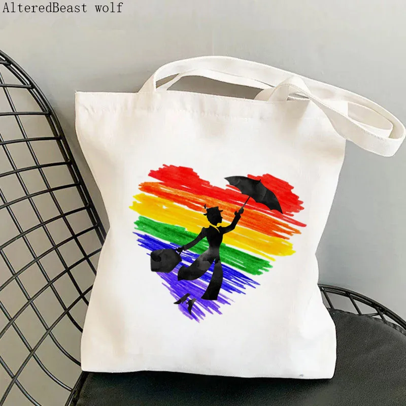 

Женская холщовая сумка-шоппер с принтом