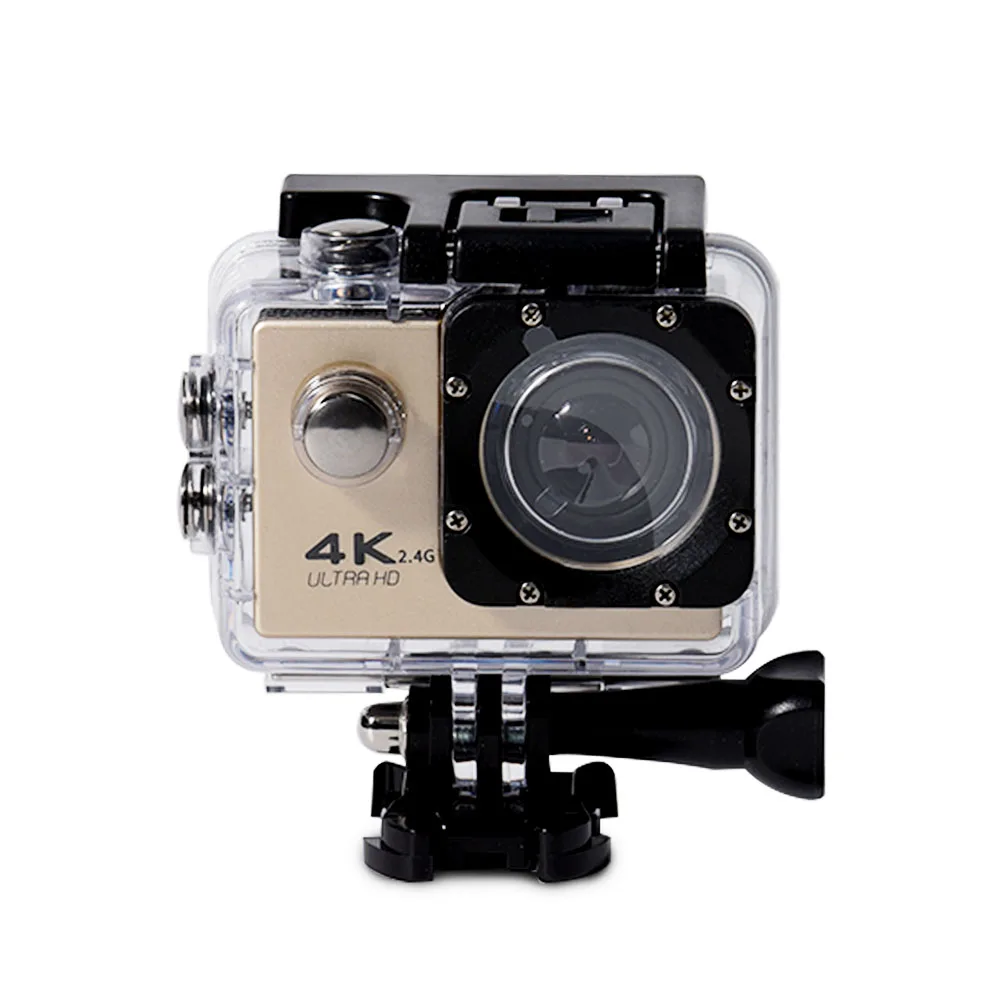 Наружная Экшн камера Ultra HD 4K / 30fps WiFi 2 0 &quot170D подводный водонепроницаемый шлем