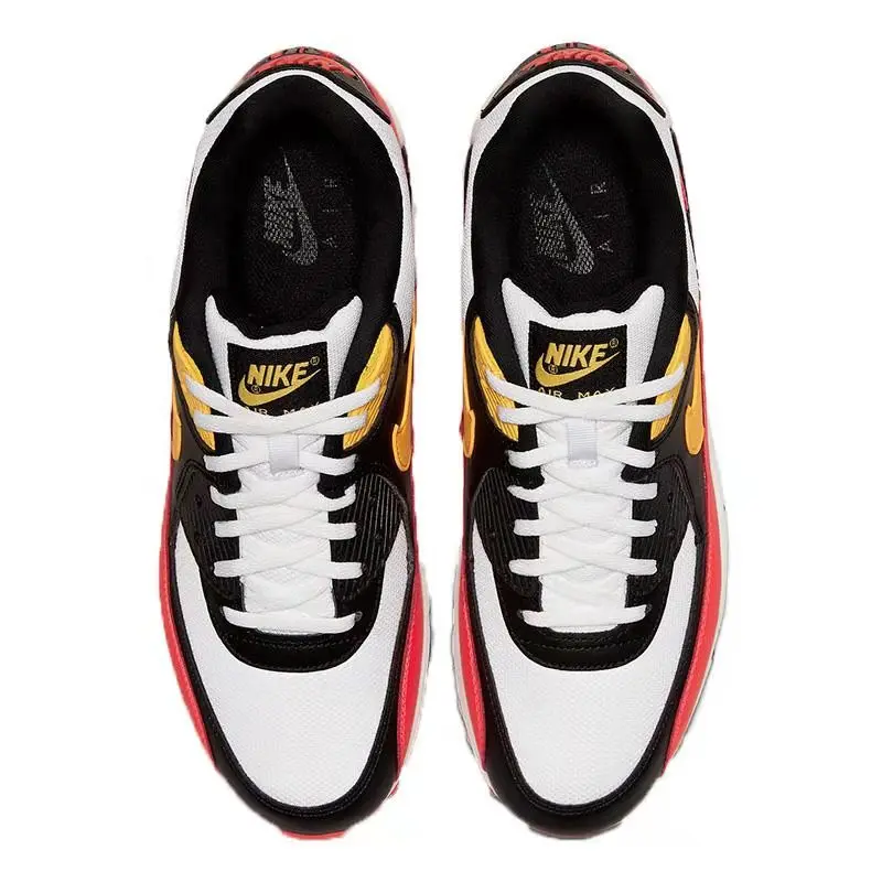 Оригинальные мужские кроссовки для бега от NIKE AIR MAX 90, новые цветные легкие Нескользящие модные Оригинальные кроссовки AJ1285