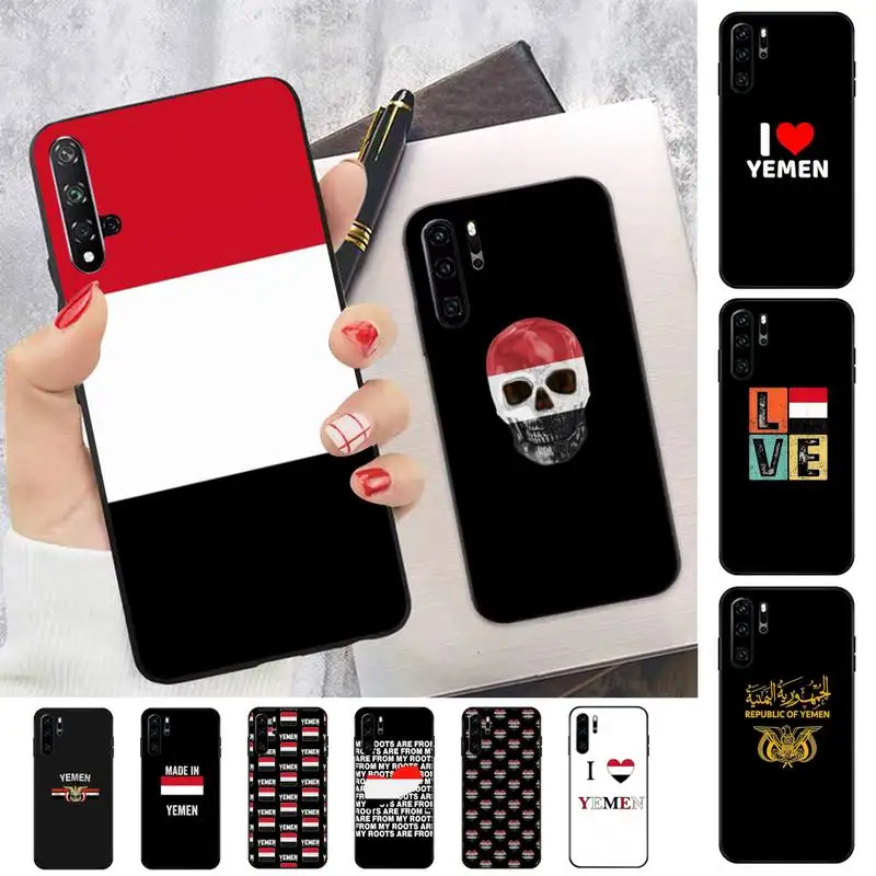 

TOPLBPCS Yemen Flag Phone Case for Huawei P30 40 20 10 8 9 lite pro plus Psmart2019