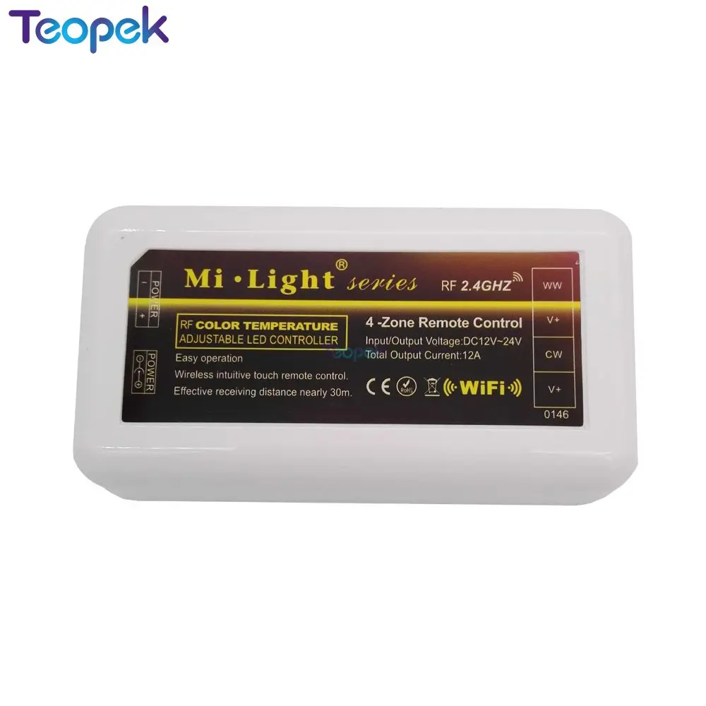 MiBoxer CCT светодиодный контроллер CW/WW диммер FUT035 2 4G дистанционное управление WL Box1 Wifi