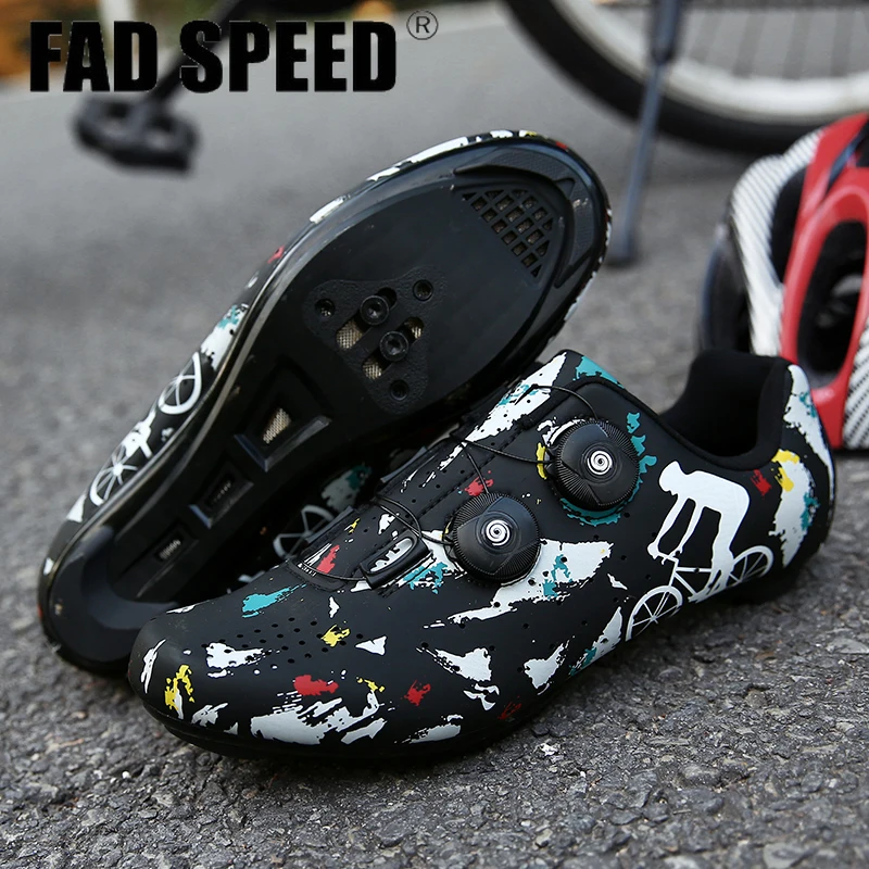 

2020 Ultralight Self-Locking Pro Men's Cycling Shoes Racing Road Bike Triathlon Shoes Bicycle Lock Sneakers Zapatillas Ciclismo