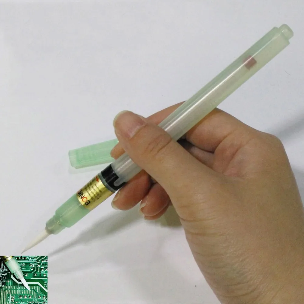 Флюсовая паяльная щетка наконечник/плоская ручка сварочный пригодный для