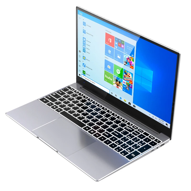 Ноутбук 2020 NEW ARRIVAL 15.6 дюйма, 1920*1080 IPS экран, Core i7, DDR3 16 ГБ, 128 ГБ/256 ГБ/512 ГБ/1 ТБ SSD, металлическая подсветка, Windows 10.