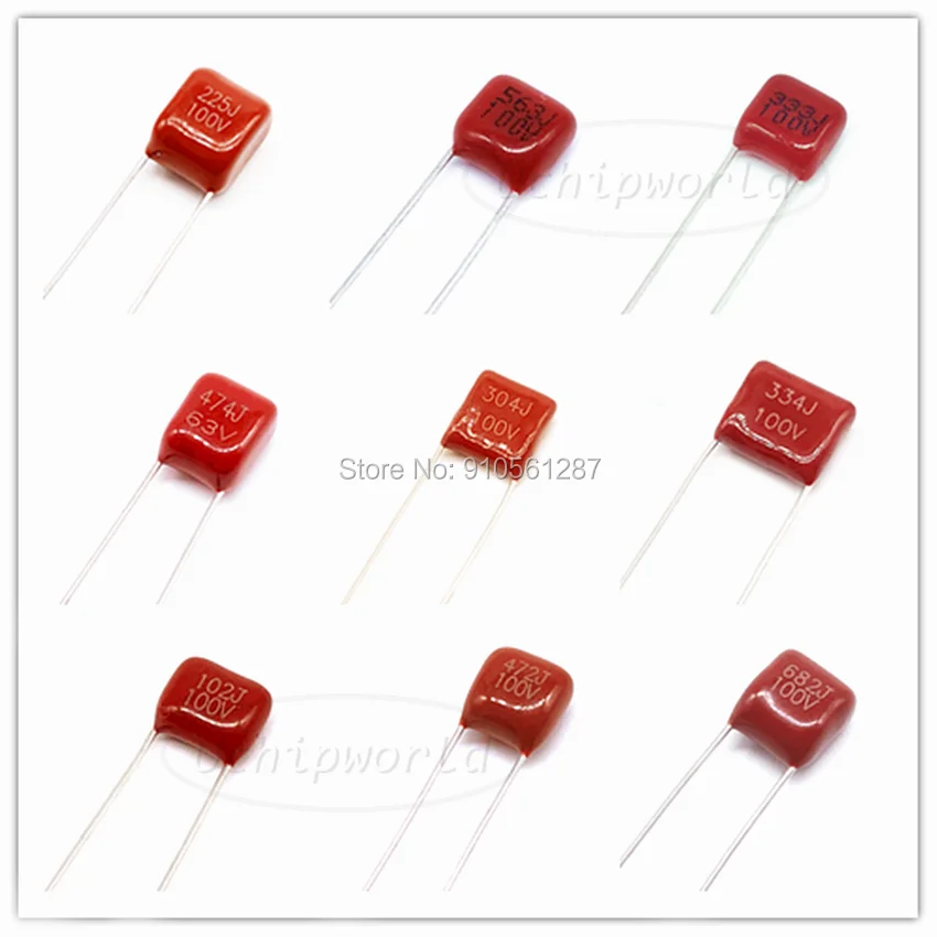 Пленочный Конденсатор CBB шаг 10 мм 400 в 103 104 153 154 223 224 274 333 334 473 474 564 683 J 10NF 15NF 22NF 270NF 33NF