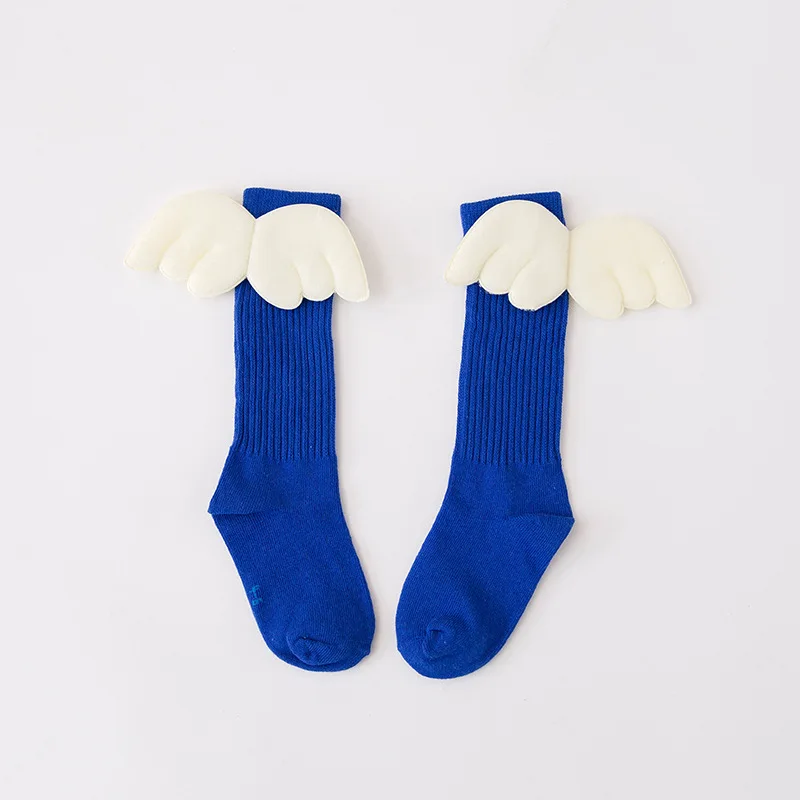 

1 - 10 Years Old New Children for Girls Socks Cute Child Cotton Baby Kids Socks Wing Pile Heap Lovely Long Socks