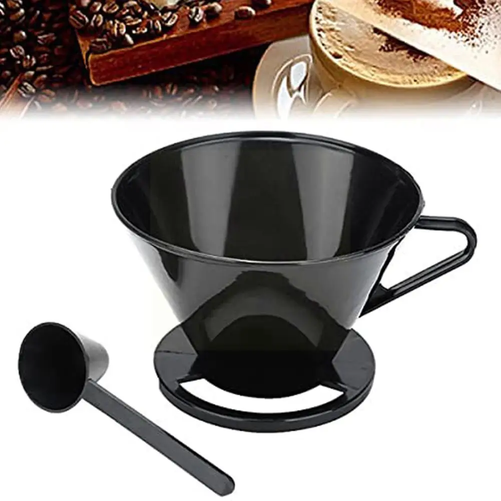 

Пластиковый фильтр для кофе, чашка, многоразовый ручной фильтр, ручная работа, фильтр для кофе, держатель для чашки, наполнитель для кофе J1w6