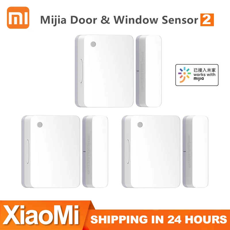 Оригинальный Xiaomi датчик окна двери 2 Интеллектуальный мини карманный размер