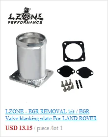 LZONE-EGR комплект для удаления/EGR заглушка клапана для LAND ROVER DISCOVERY 2& DEFENDER TD5 JR-EGR11