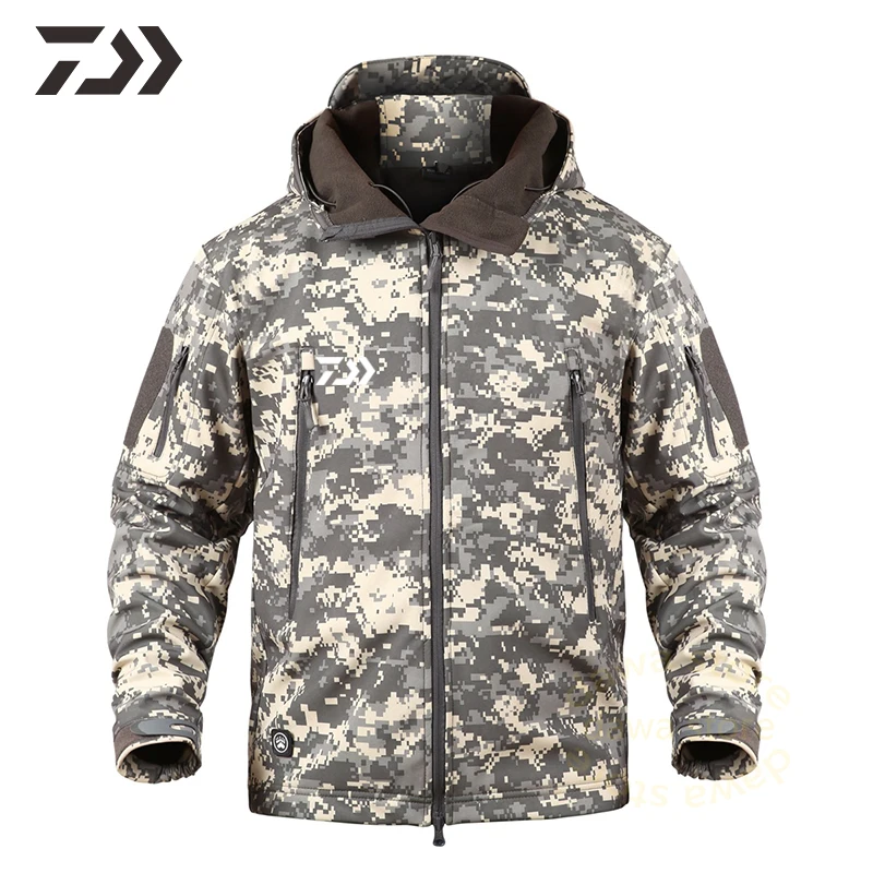 Уличная камуфляжная куртка Daiwa для мужчин Осень зима мужские куртки