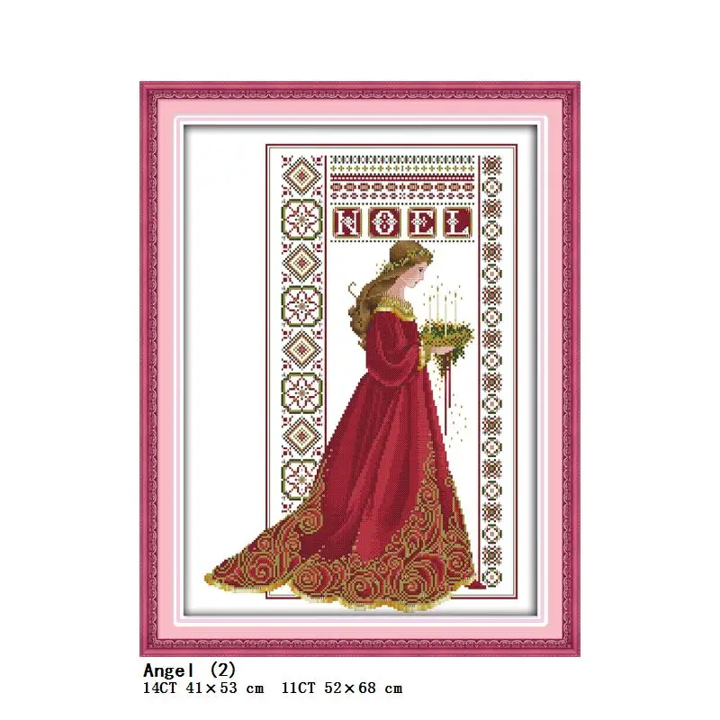 Bouquets of Brides Series Cross Stitch Kit | 14CT/11CT Embroidery Sewing Kit | Home Decoration DIY Crafts Gift | Count and Printing Feature image 4