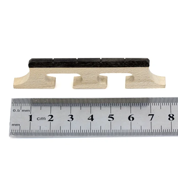 Кусок кленового и розового дерева мост для 4 струны детали банджо 11/16 дюйма|Детали