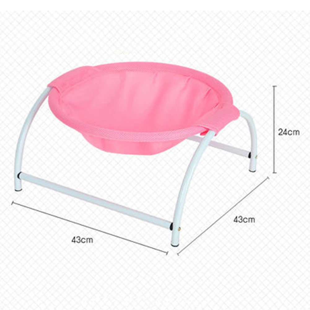 

Summer Cat Dog Detachable Litter Kennel Mat Pet Puppy Breathable Sleep Camping Cushion Bed Removable Elevated Hammock Mesh Bed