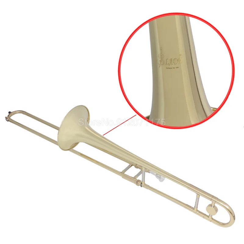 Bb ключ латунный тромбон музыкальный инструмент высококачественные инструменты