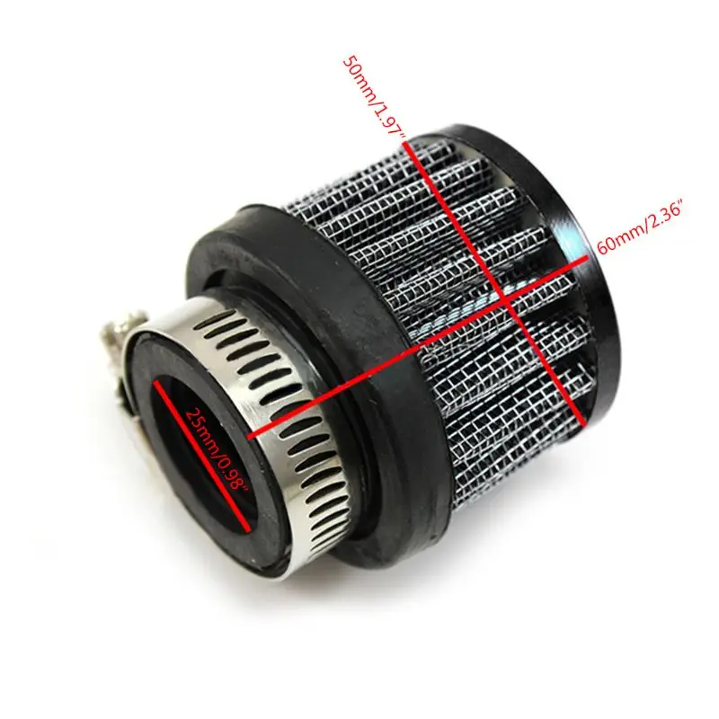 

Universal 25mm Car Air Filter for Cold Air Intake High Flow Crankcase Vent Cover