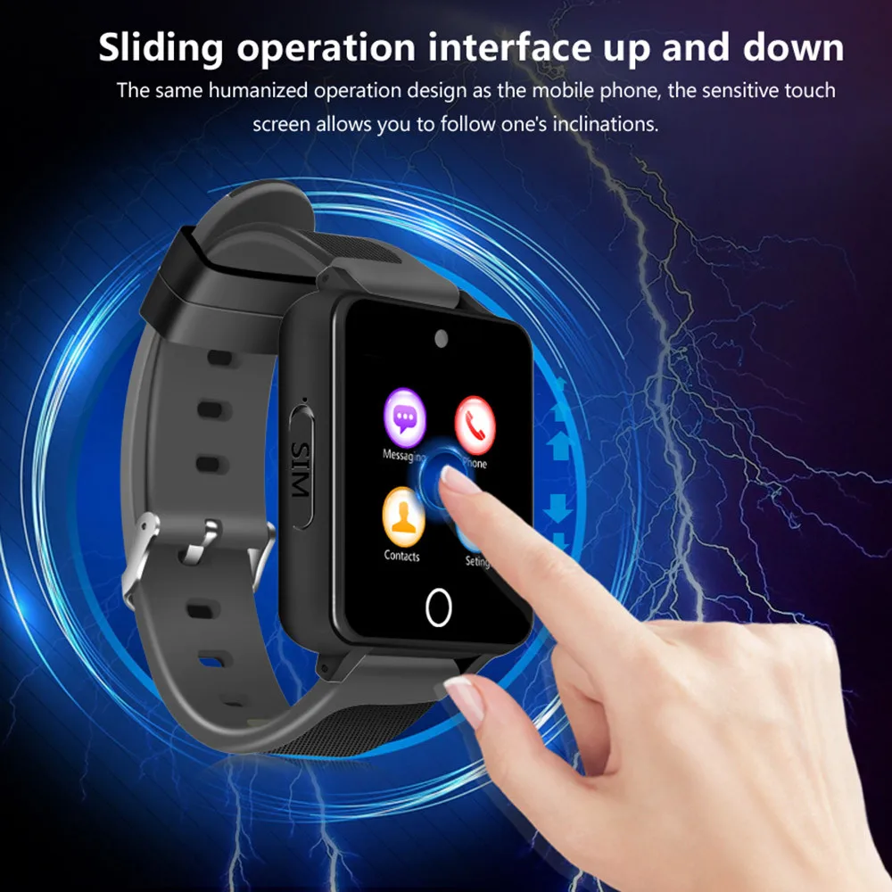 HIPERDEAL S91 GPS навигация HD камера четырехъядерный CPU3G для Android smart watch телефон 1 54 дюйма