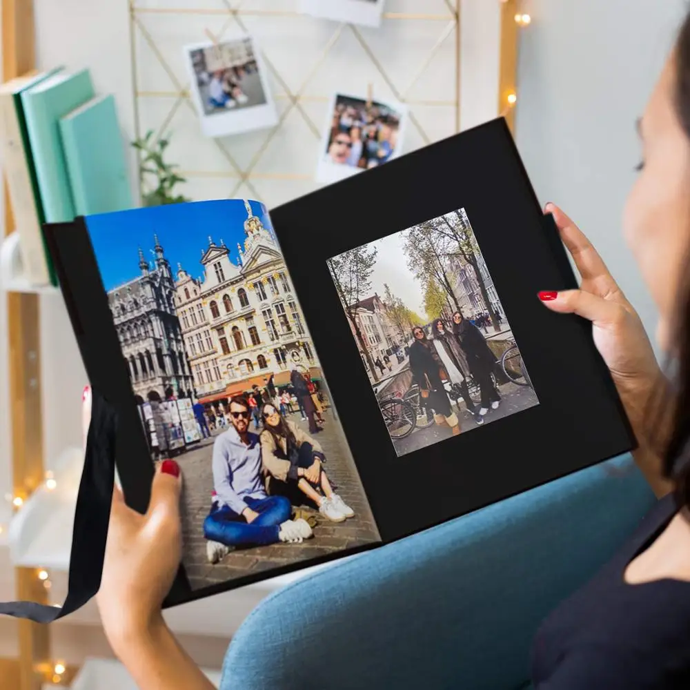 80 страниц DIY альбом для скрапбукинга ремесло бумага Свадьба юбилей фотоальбом