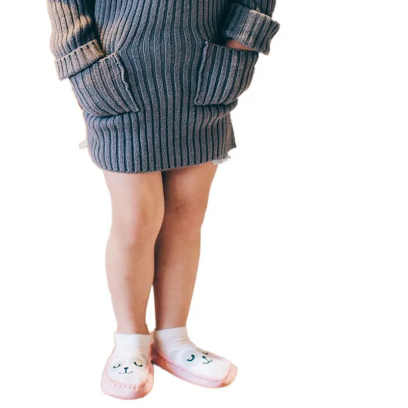 Носки детские с резиновой подошвой милые Нескользящие на осень/зиму| |