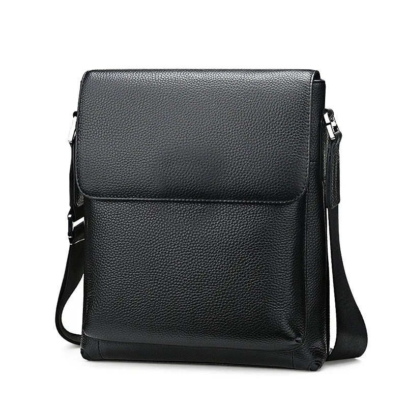 Сумка-мессенджер мужская деловая чехол из натуральной кожи для мужчин Офисная